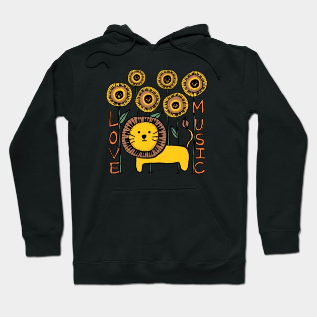 love  music Hoodie by zzzozzo
